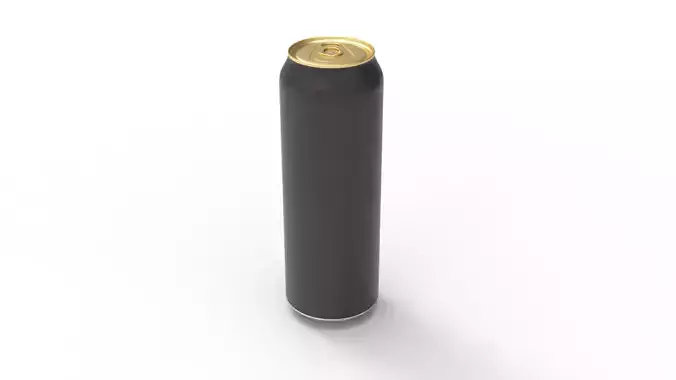 Drinks Can 558ml including sleeve 3D model 3D model