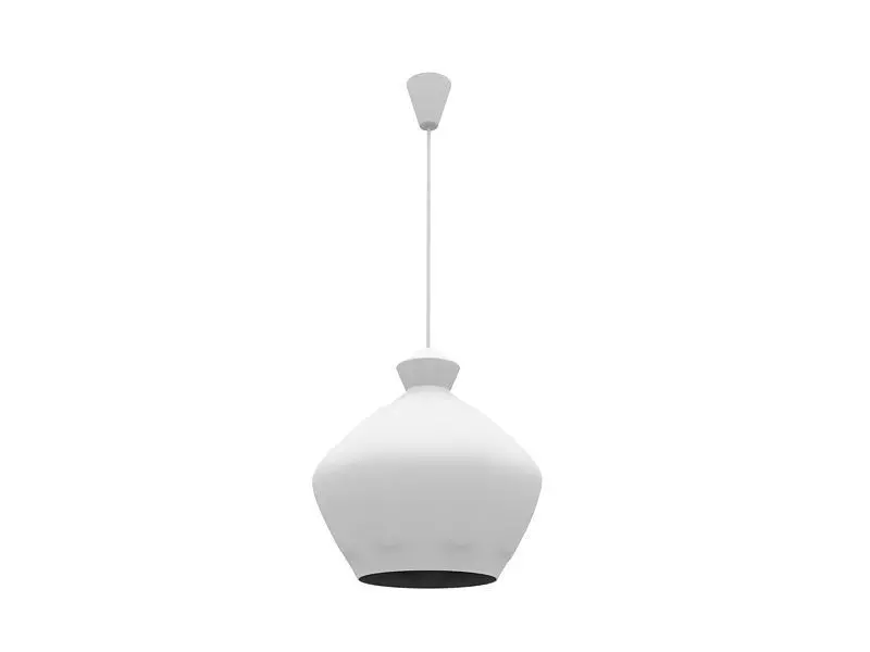 Modern Cone Shaped Pendant Light 3D Model Hanging Lamp 3ds Max 3D model_5