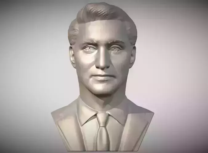 Justin Trudeau bust for 3D printing 3D print model