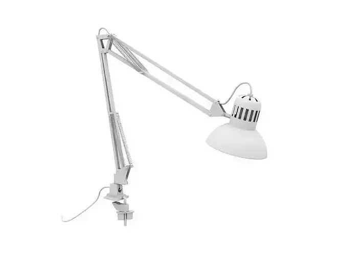 Adjustable Desk Lamp 3D Model Architect Clamp Light 3ds Max 3D model