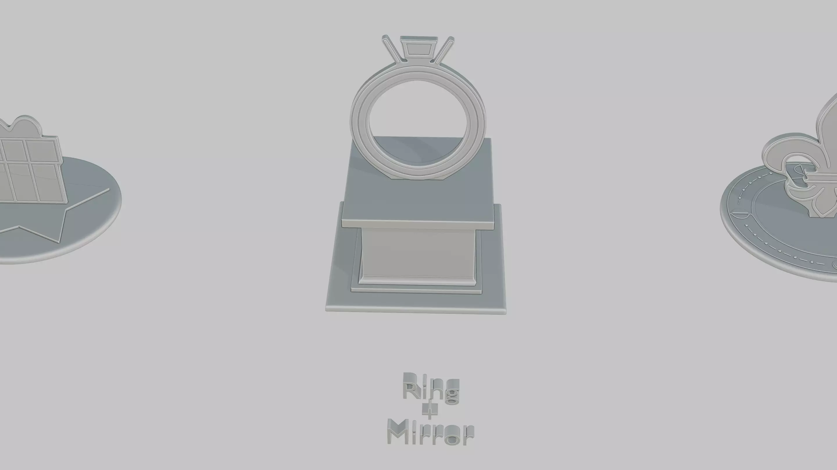 Royal Elegance Pack Emoji Statues 3D print model_14