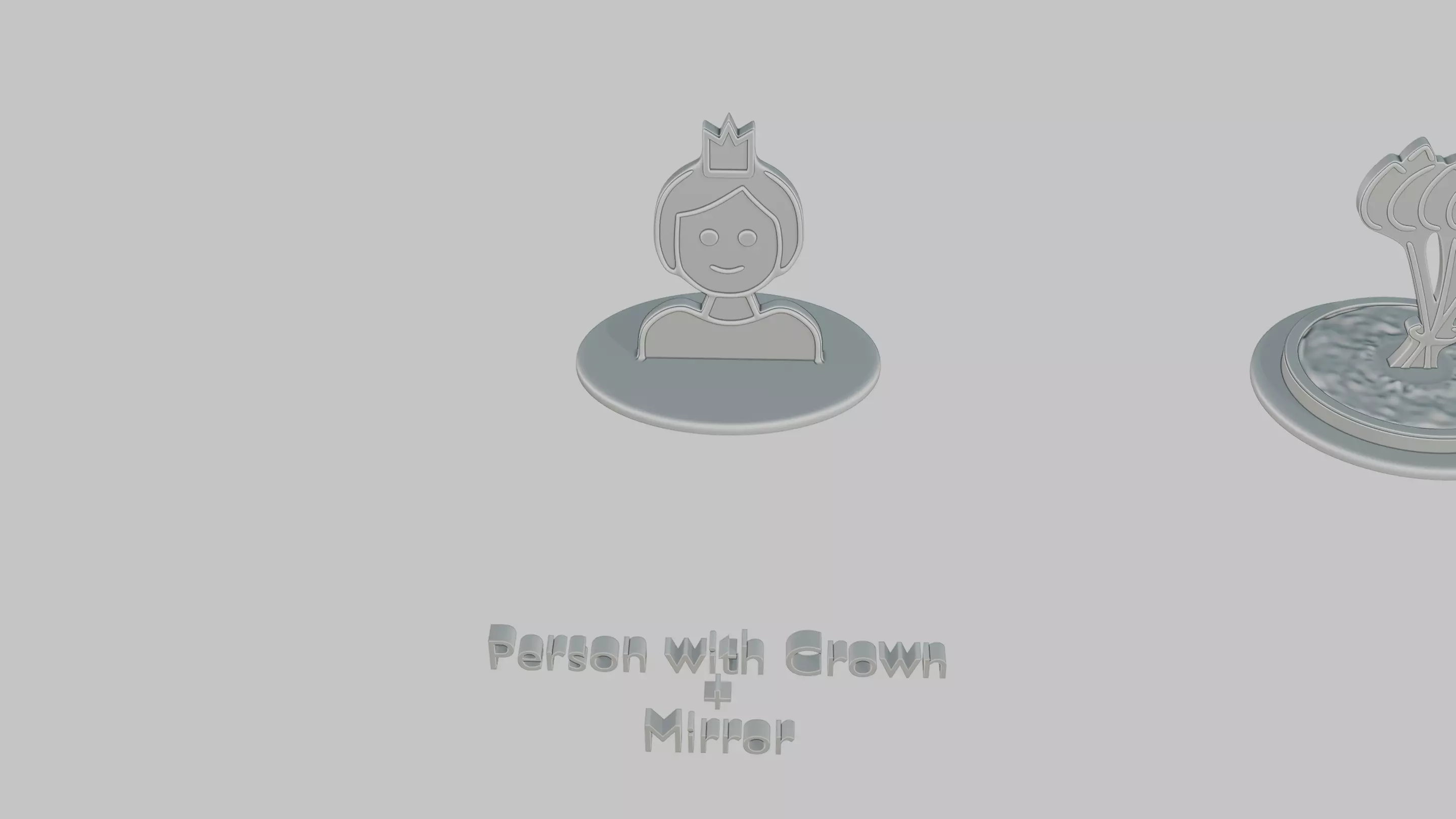 Royal Elegance Pack Emoji Statues 3D print model_1