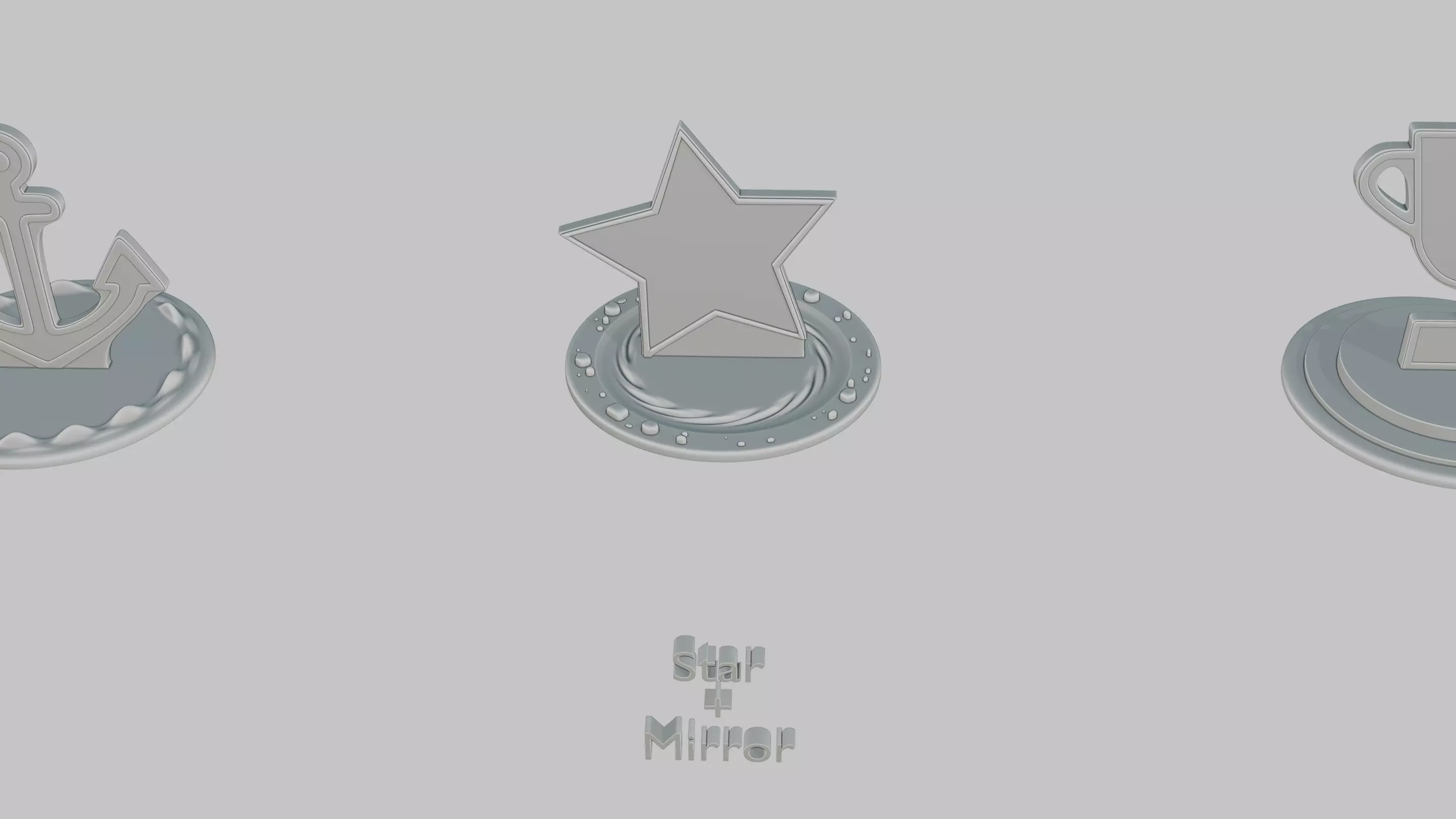 Royal Elegance Pack Emoji Statues 3D print model_8