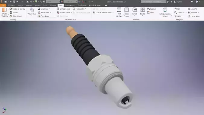 Spark Plug 3D Model 3D model