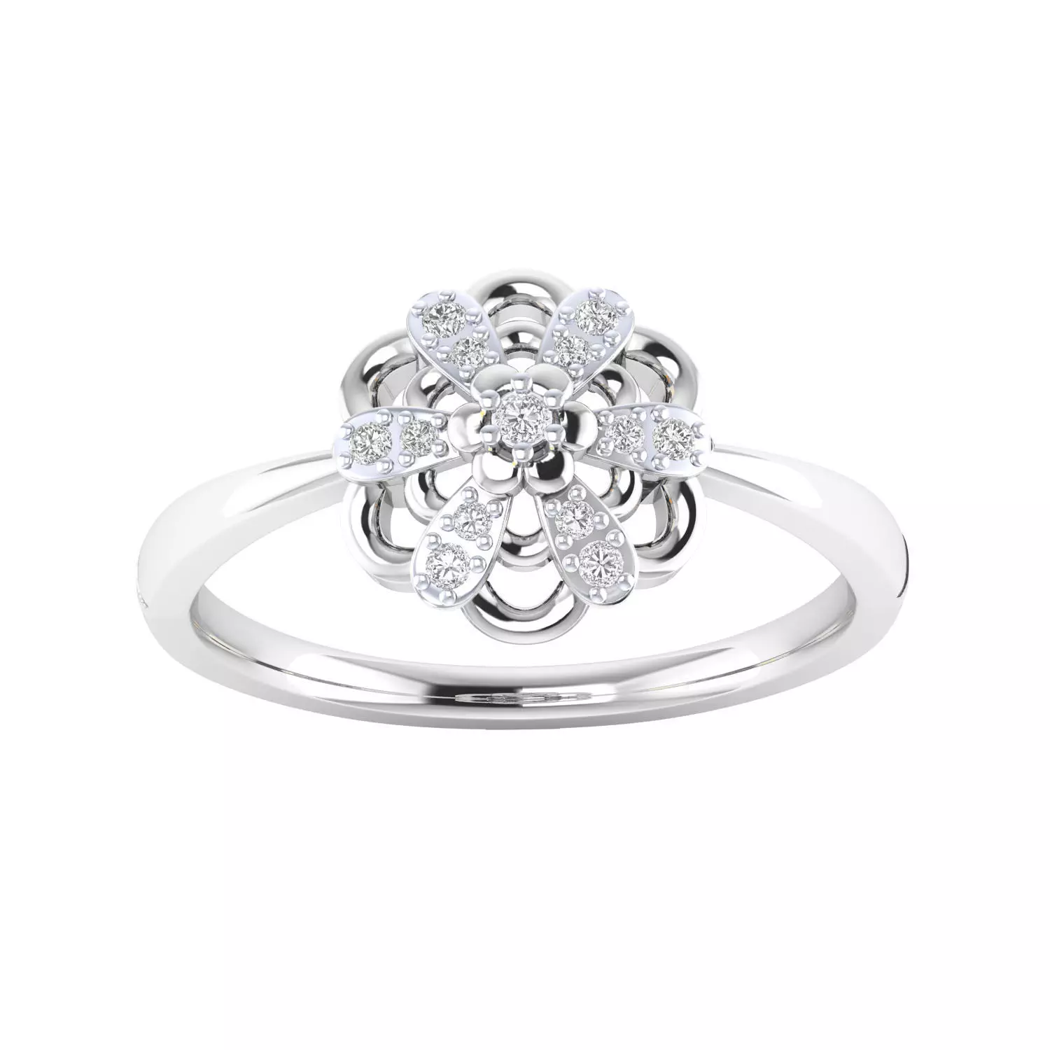  Women Ring Render 3dm STL MTL SLC JCD OBJ FBX Details 3D print model_4