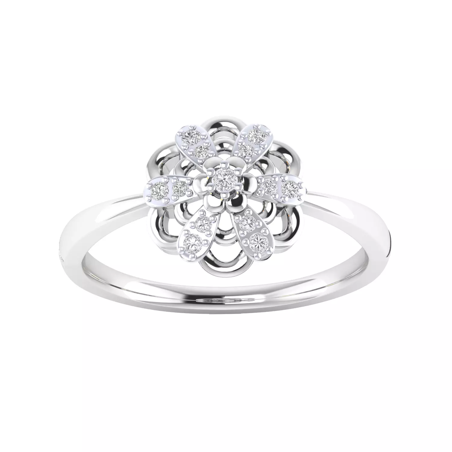  Women Ring Render 3dm STL MTL SLC JCD OBJ FBX Details 3D print model_3