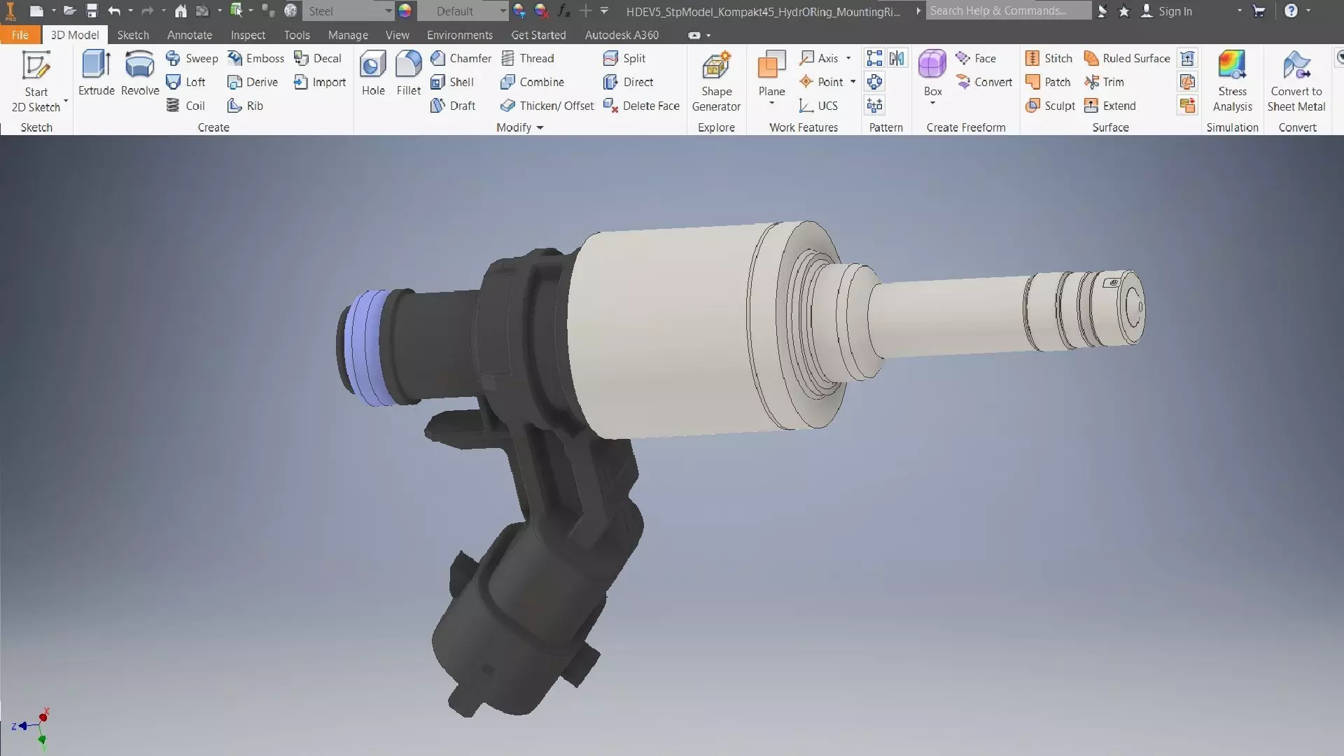 Fuel Injector 3D Model 3D model_2