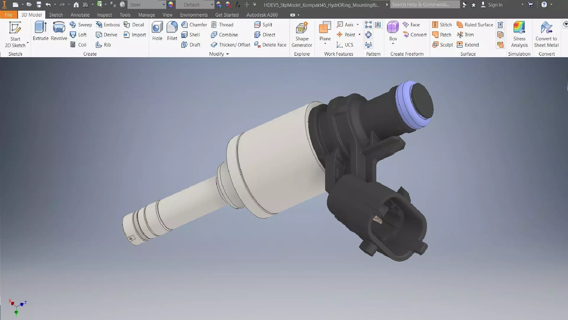 Fuel Injector 3D Model 3D model_7