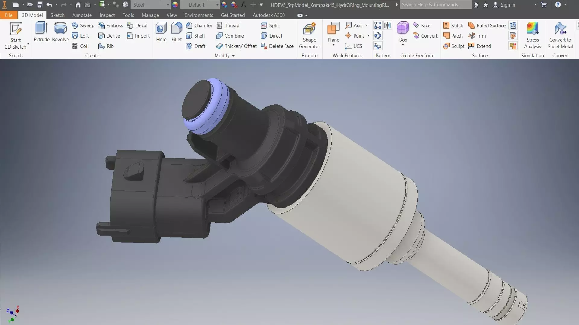Fuel Injector 3D Model 3D model_6
