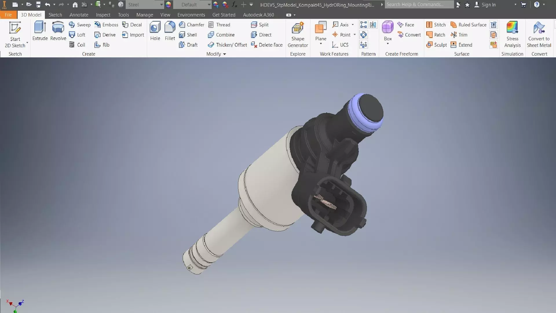 Fuel Injector 3D Model 3D model_5