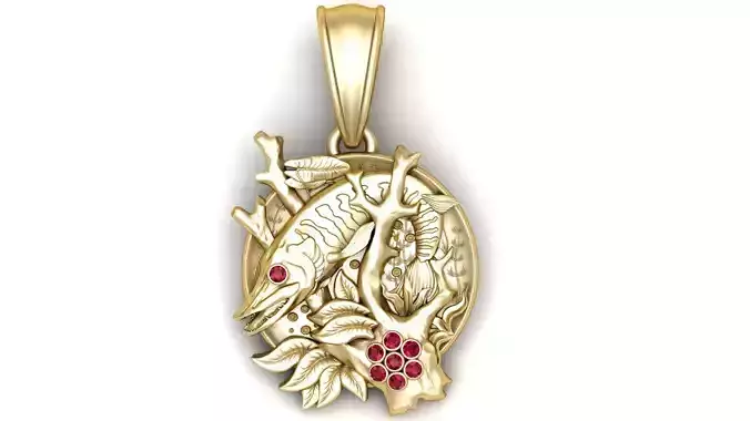  stunning gold pendant 