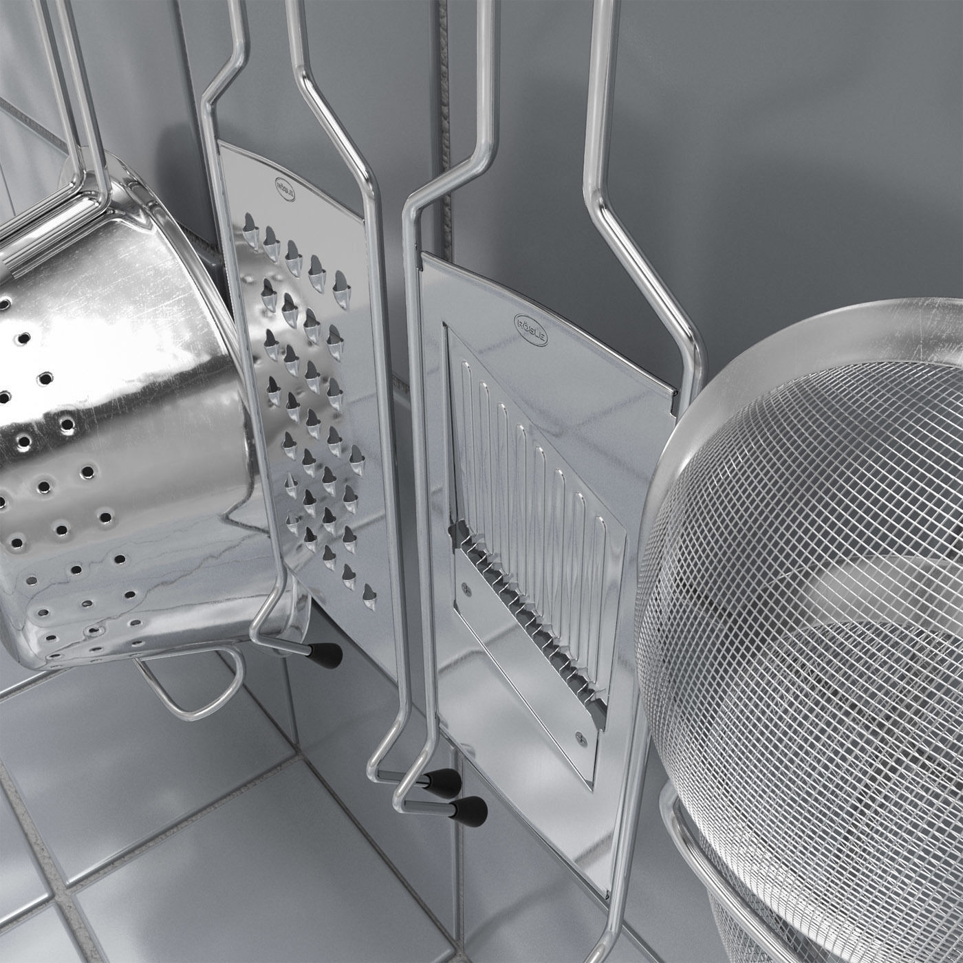 Kitchen Accessories Set 3 3D model_1