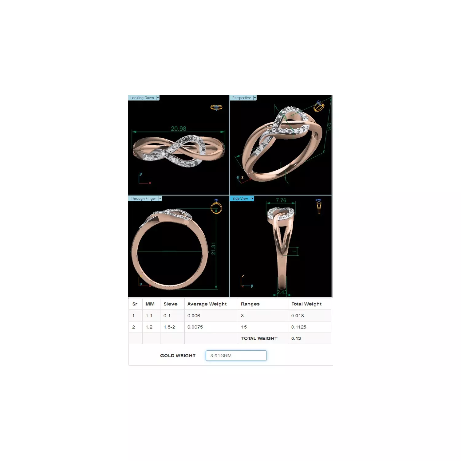  Women Ring Render 3dm STL MTL SLC JCD OBJ FBX Details 3D print model_14