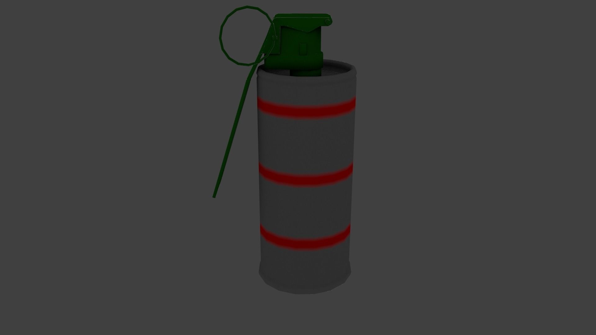 Flash Grenade Low Poly Low-poly 3D model_3
