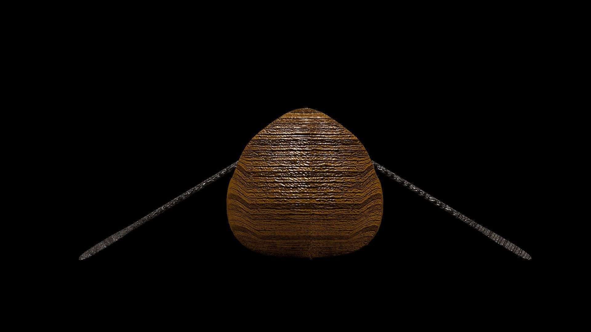 Old Rowboat Low-poly 3D model_12