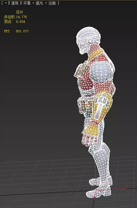  Deadshot  Low-poly 3D model_17