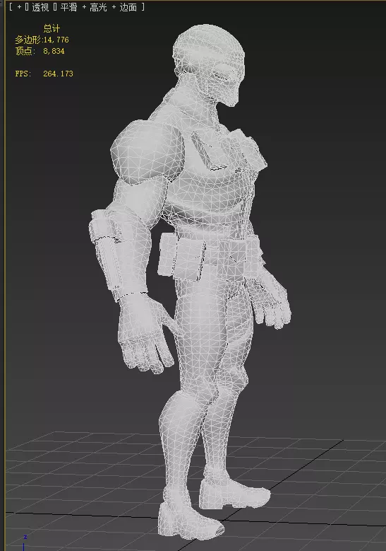  Deadshot  Low-poly 3D model_20