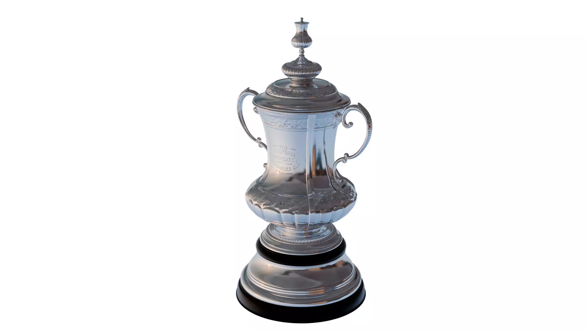 FA Cup trophy - The Football Association Challenge Cup trophy 3D model_4