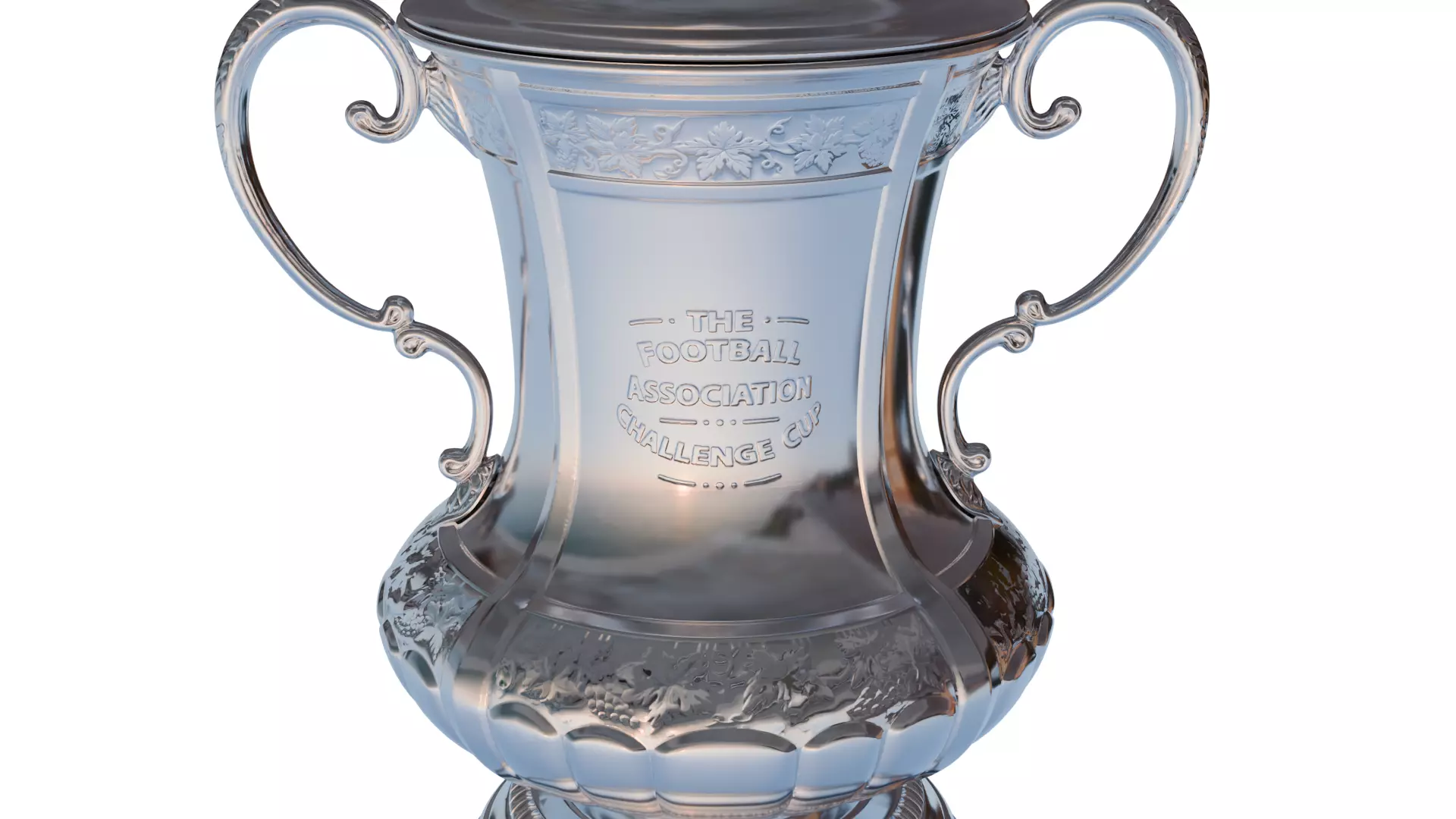 FA Cup trophy - The Football Association Challenge Cup trophy 3D model_1