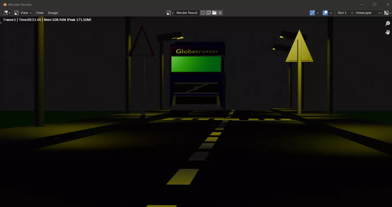 Volvo FH3-Style Truck Scene Low-Poly Pack Low-poly 3D model_0