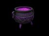 Low Poly Stylized Witchs Arcane Cauldron Low-poly 3D model_1