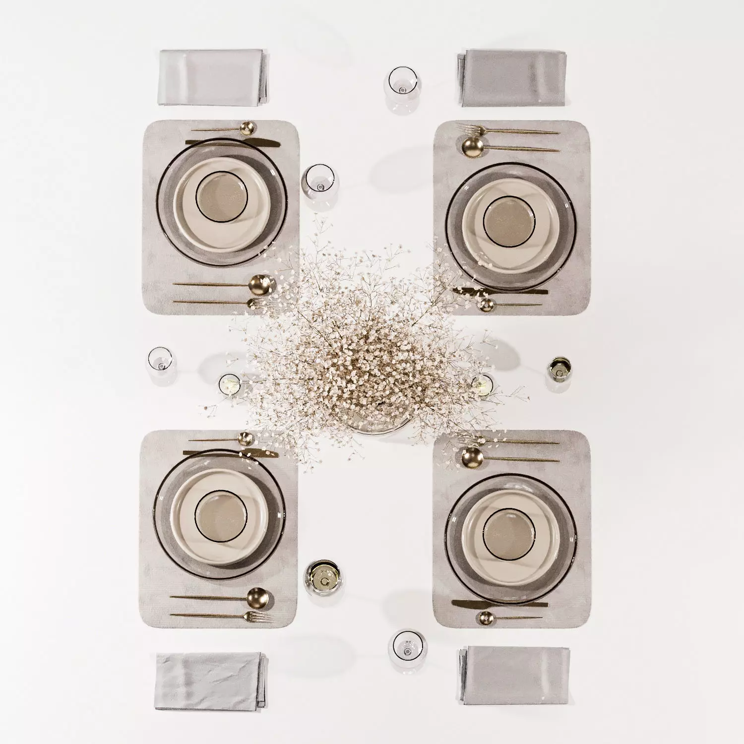 Table setting-H25 3D model_2