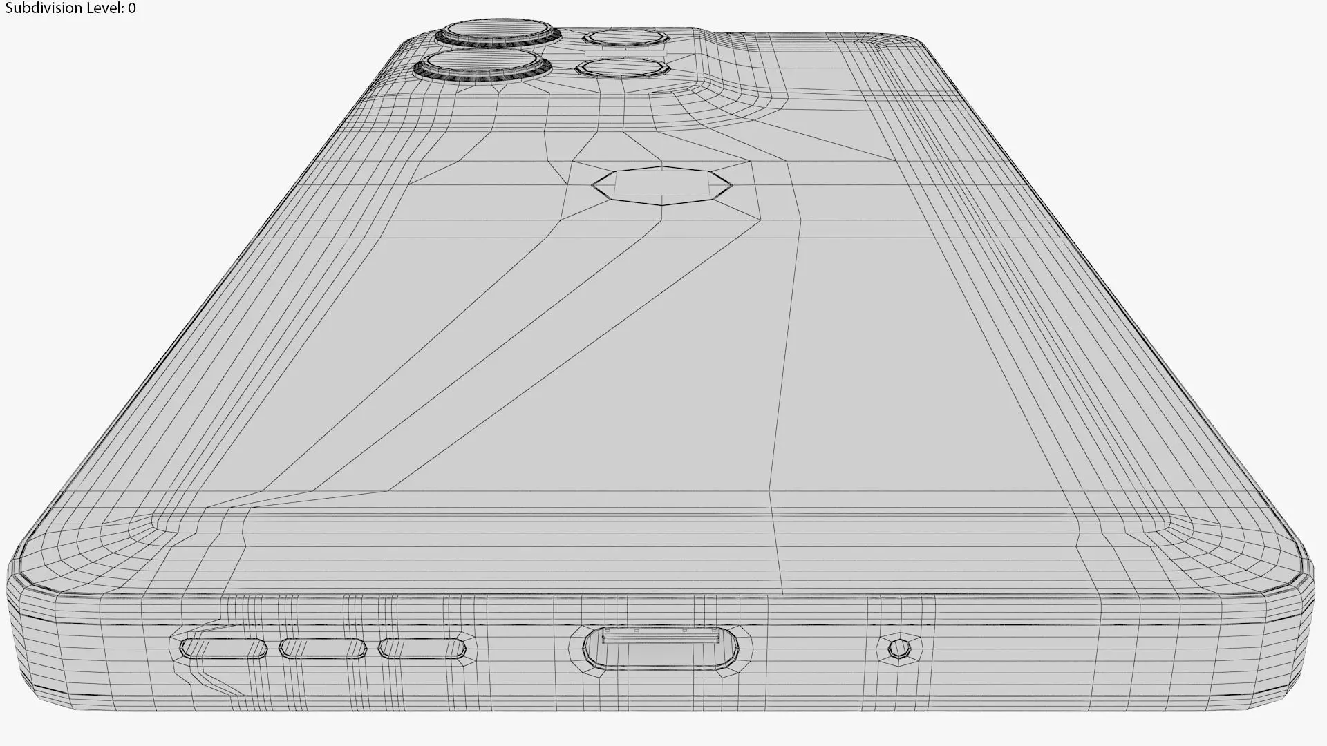 Motorola Moto G75 5G Blue 3D model_22