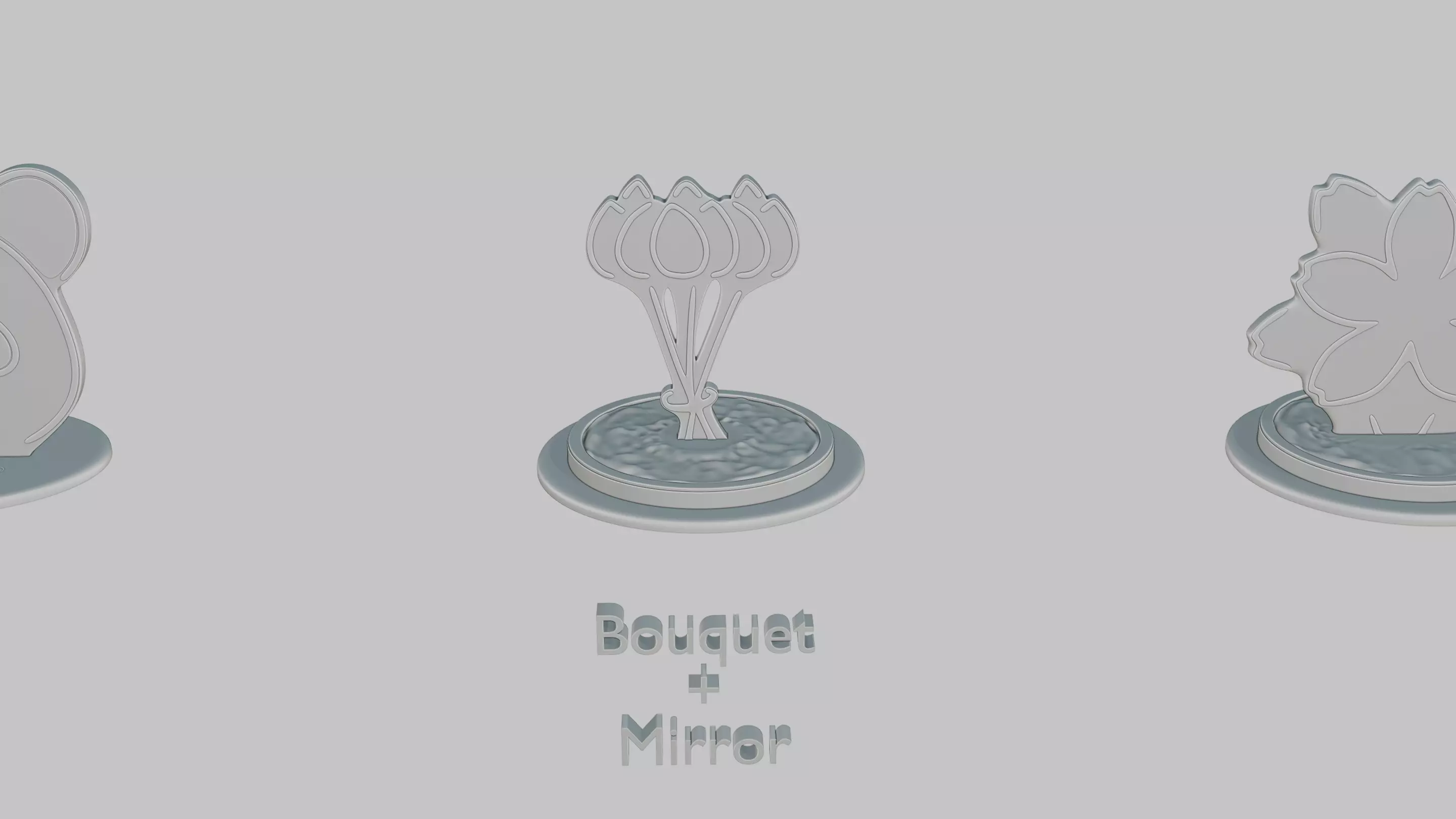 Spring Bloom Full Pack Emoji Statues 3D print model_24