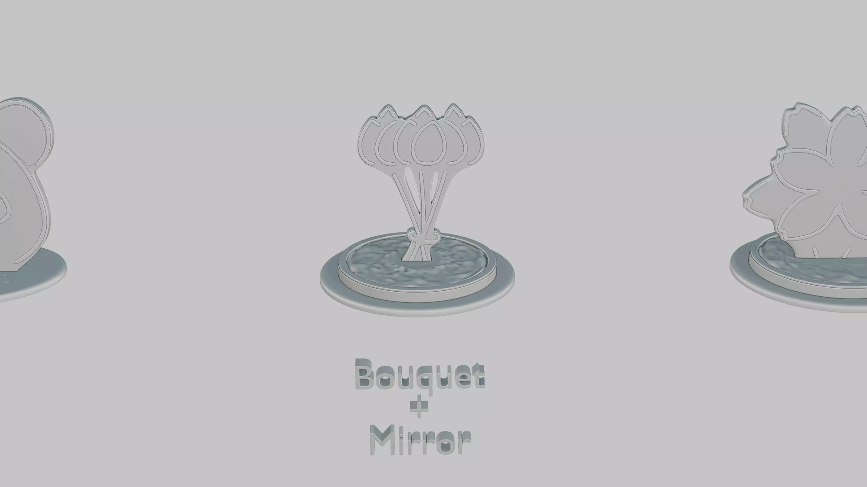 Spring Bloom Full Pack Emoji Statues 3D print model_23