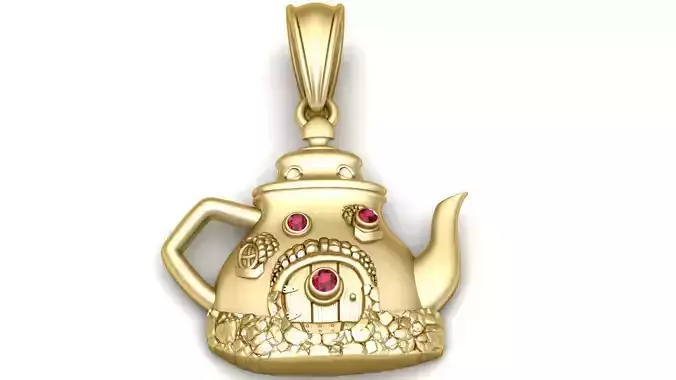  whimsical fairytale  inspired pendant