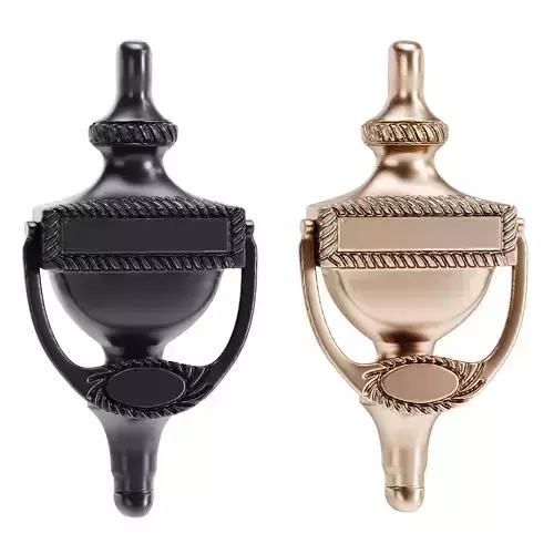Black Front Door Knocker 3D model
