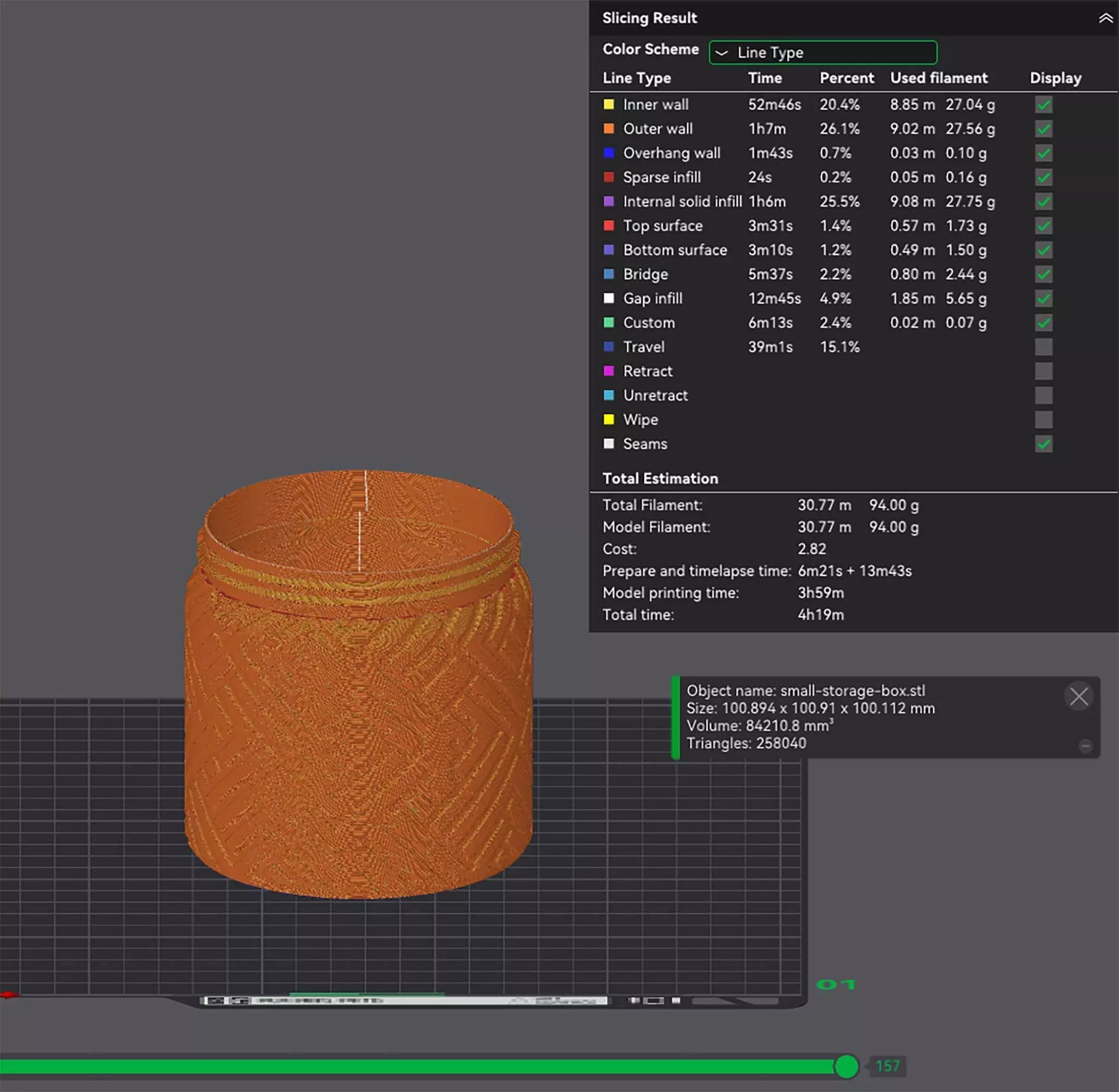 Kitchen Jar Set No Supports Needed 3D print model_5