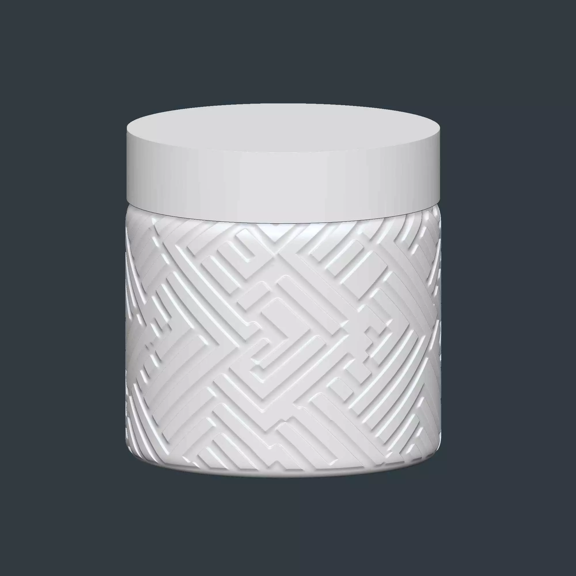 Kitchen Jar Set No Supports Needed 3D print model_6