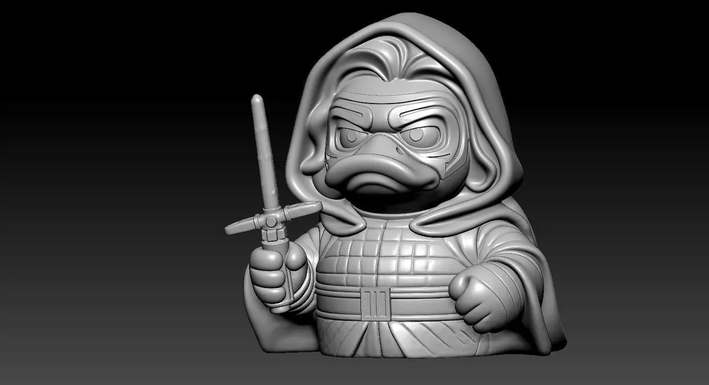 Rubber Duck - Kylo Ren - Star Wars - 3D print 3D print model_2