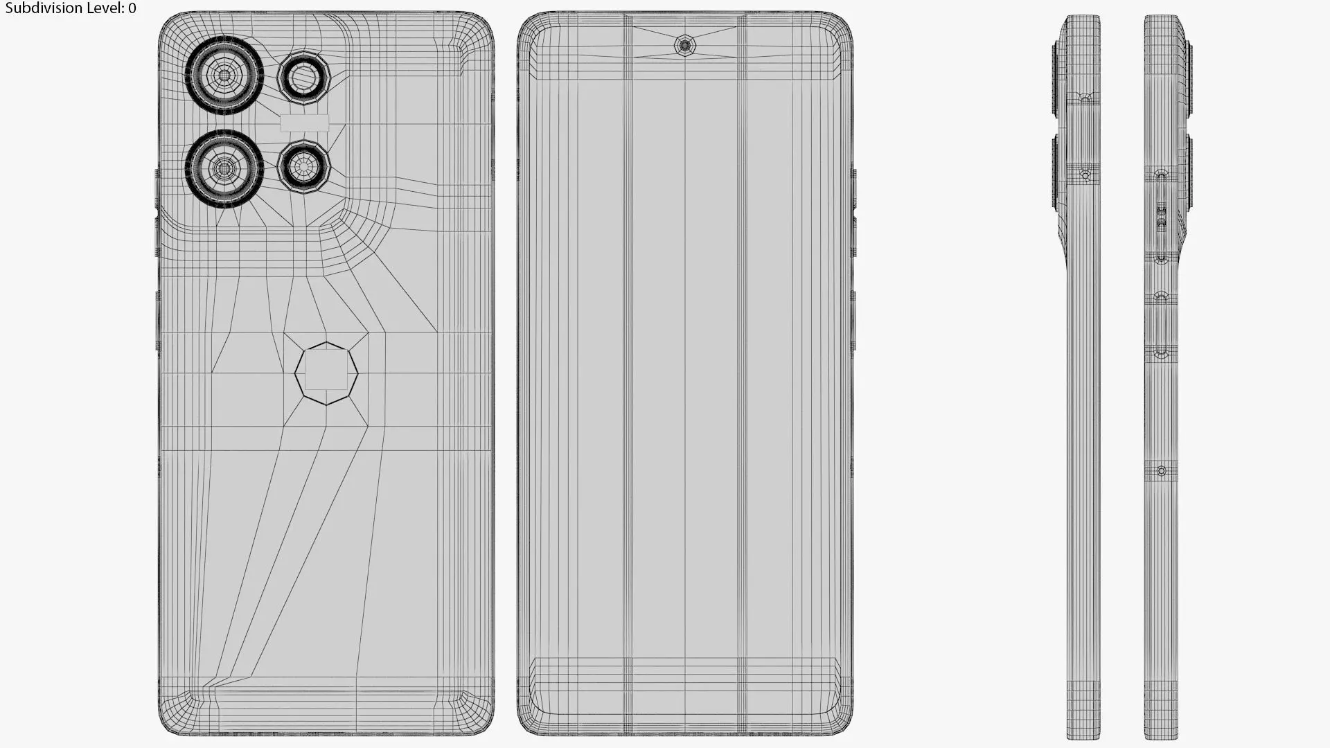  Motorola Moto G75 5G Gray 3D model_16