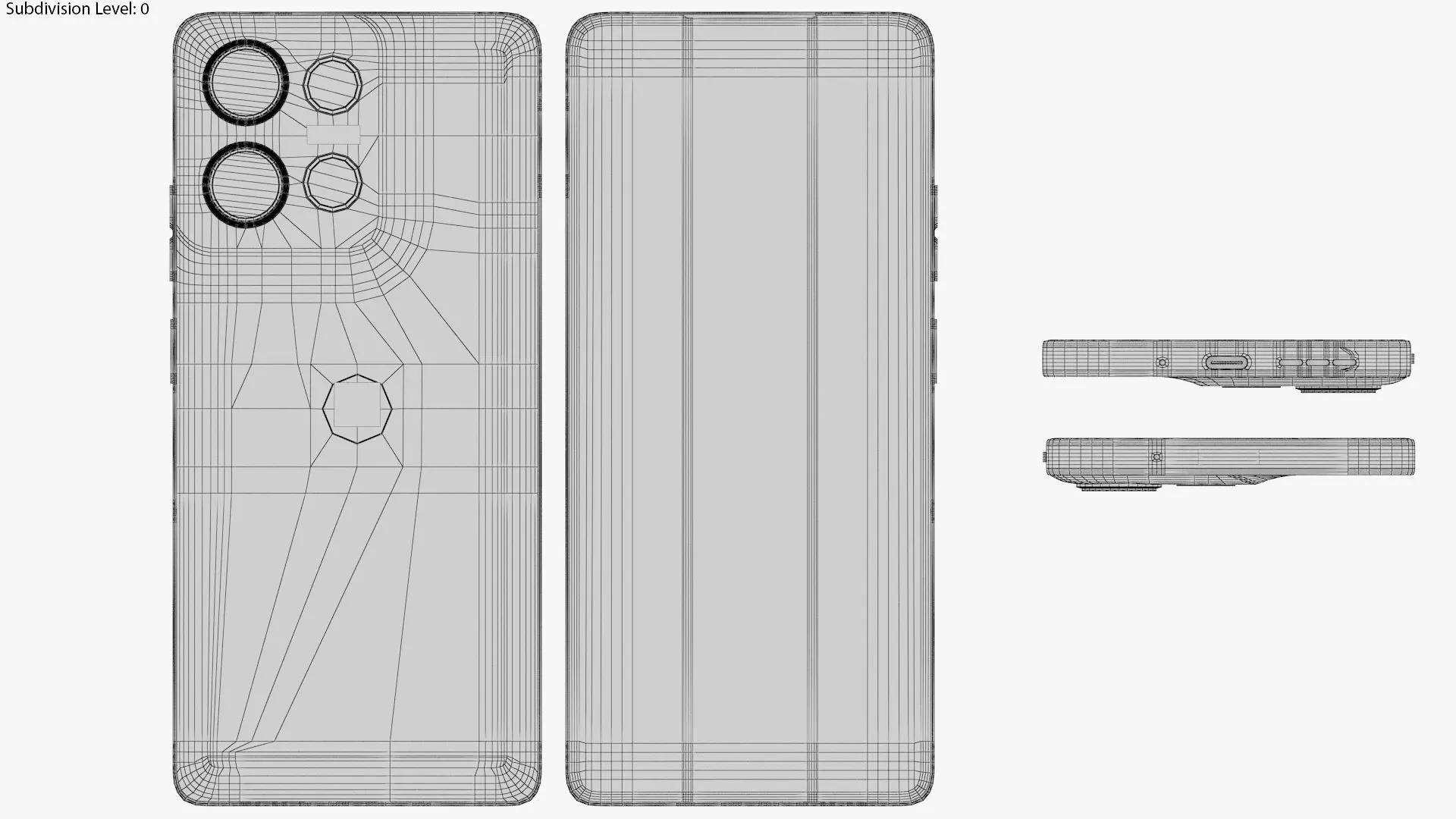  Motorola Moto G75 5G Gray 3D model_14