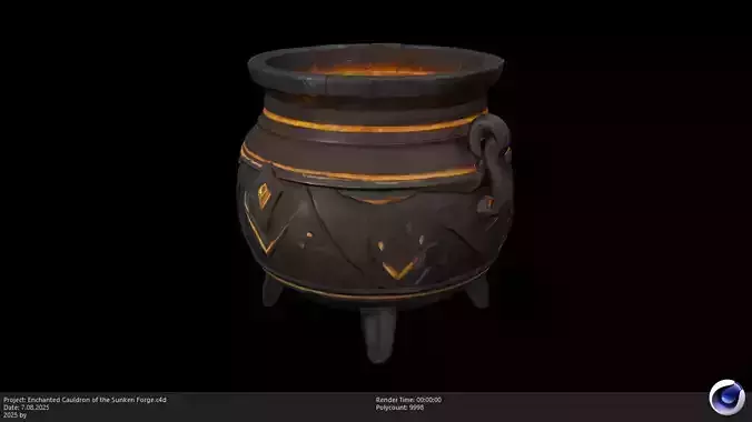 Enchanted Cauldron of the Sunken Forge