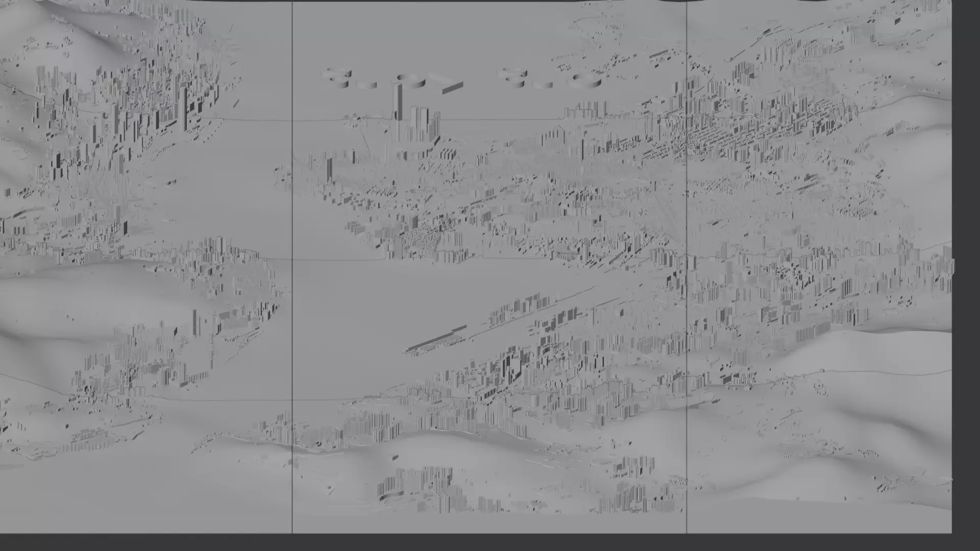 Hong Kong  3D print model_5
