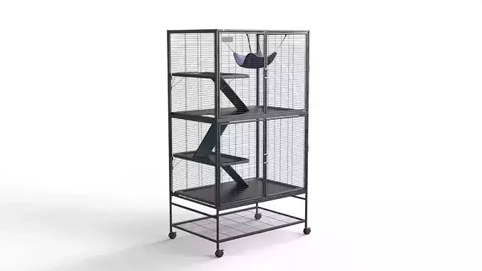 Small Animal Cage 3D model