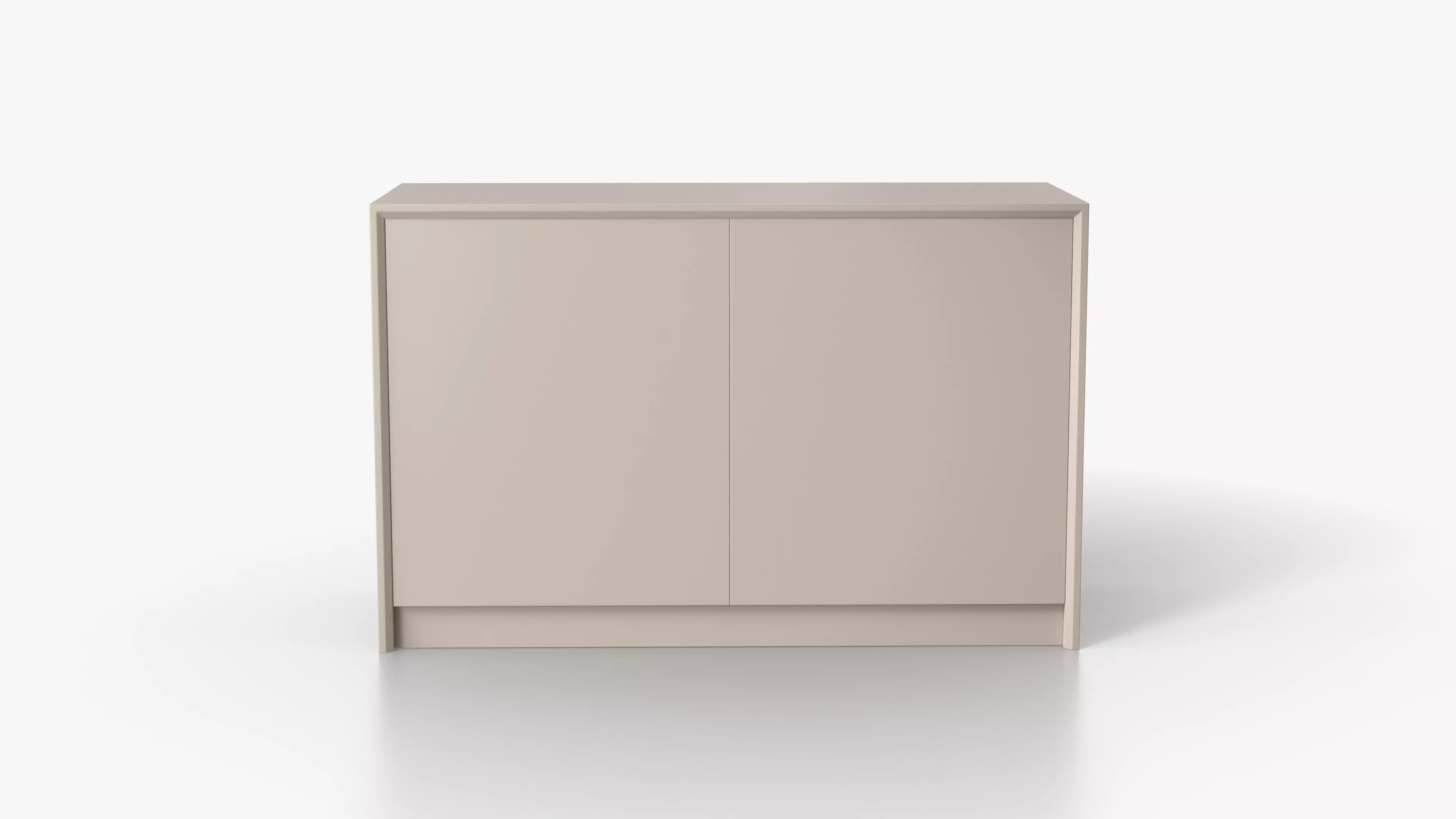 Minimalist Chest of Drawers Low-poly 3D model_2