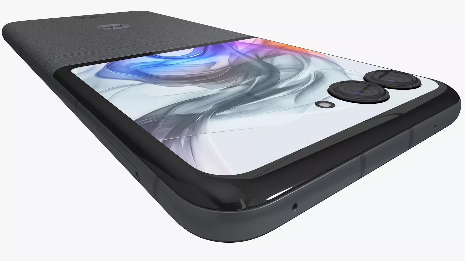 Motorola Razr 50 Grey Animated 3D model_4