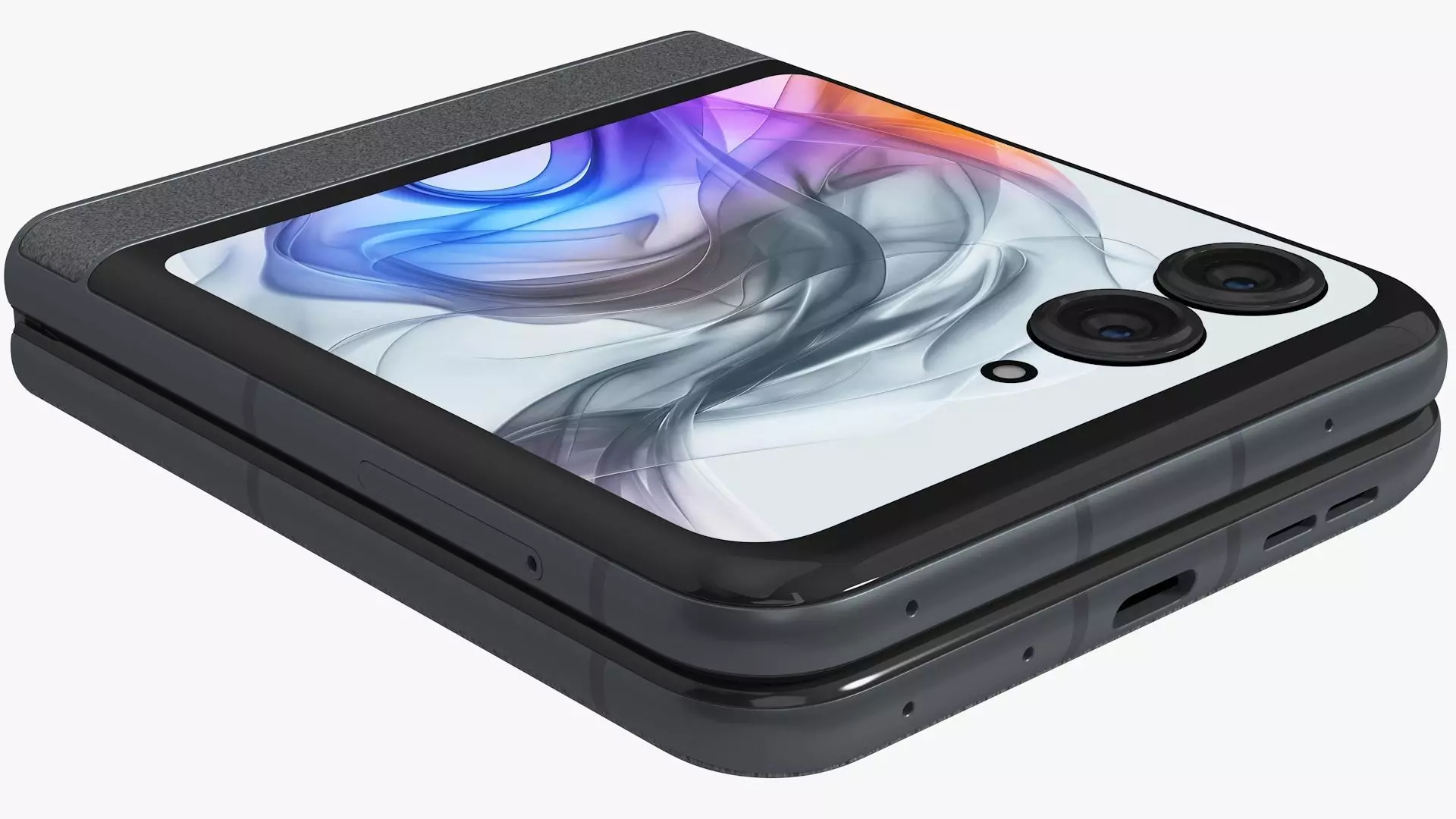 Motorola Razr 50 Grey Animated 3D model_17