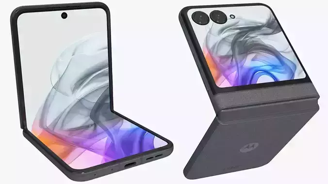 Motorola Razr 50 Grey Animated