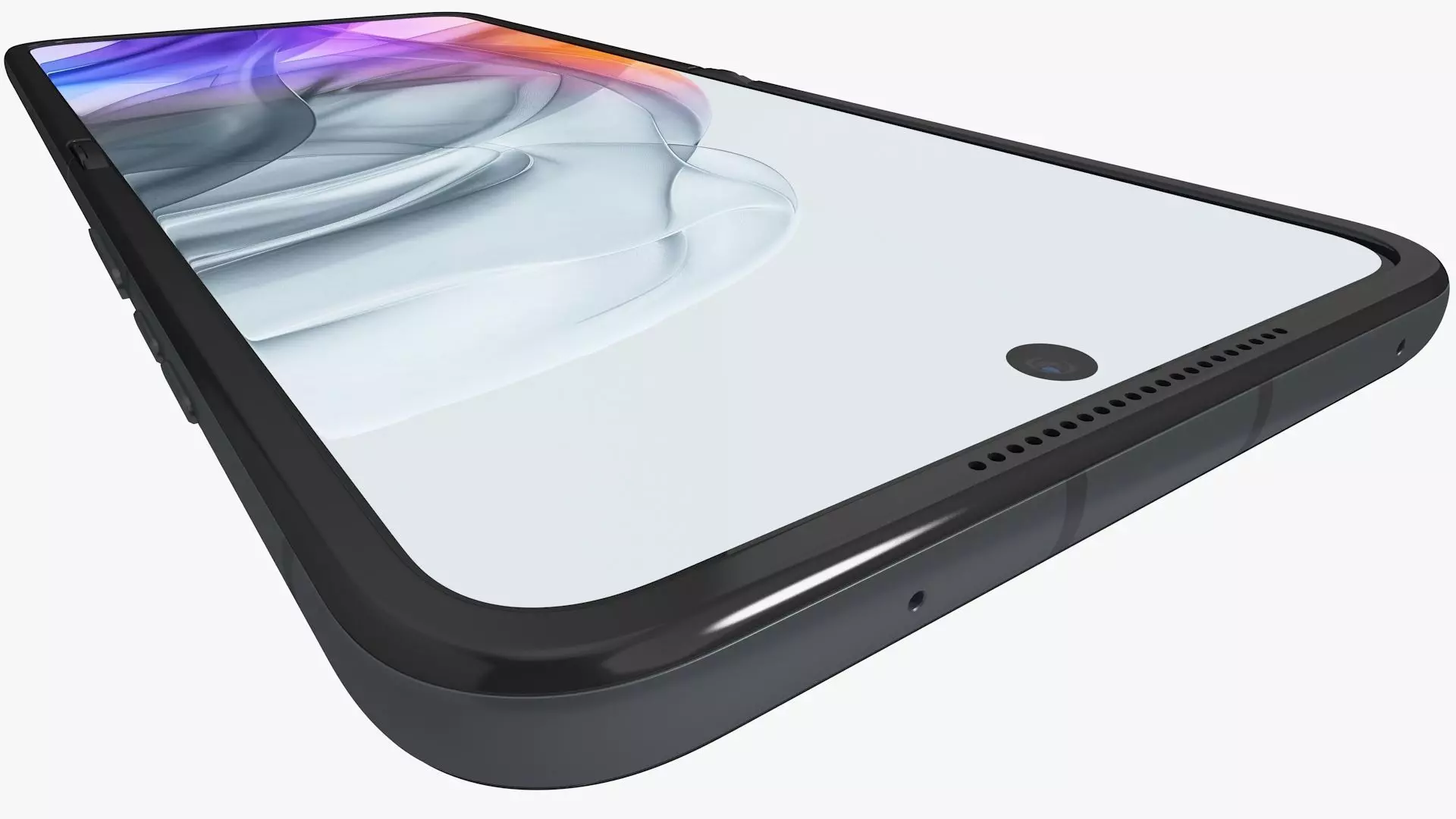 Motorola Razr 50 Grey Animated 3D model_7