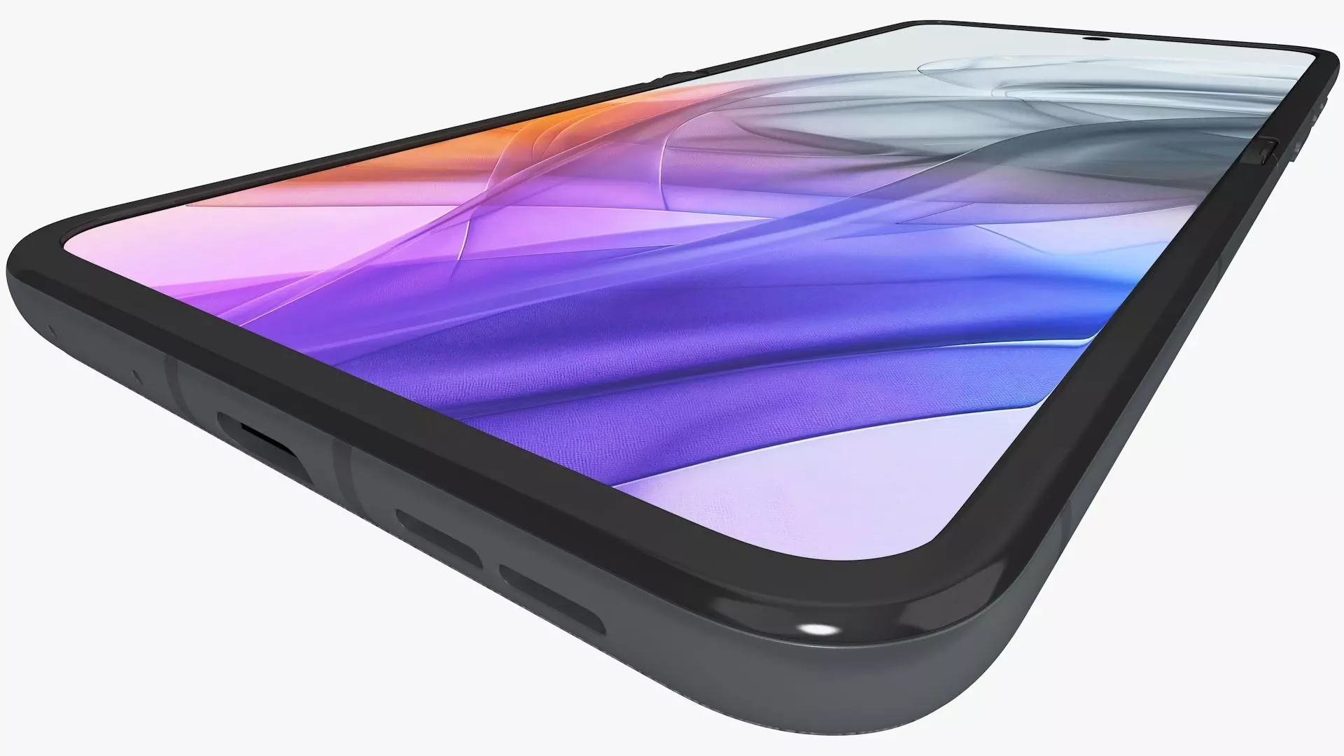 Motorola Razr 50 Grey Animated 3D model_9