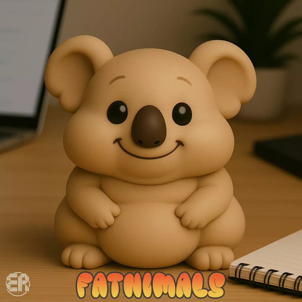 Koala - Fatnimals Collection 3D print model_0