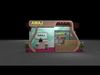 LOGISTICS STALLS Low-poly 3D model_1
