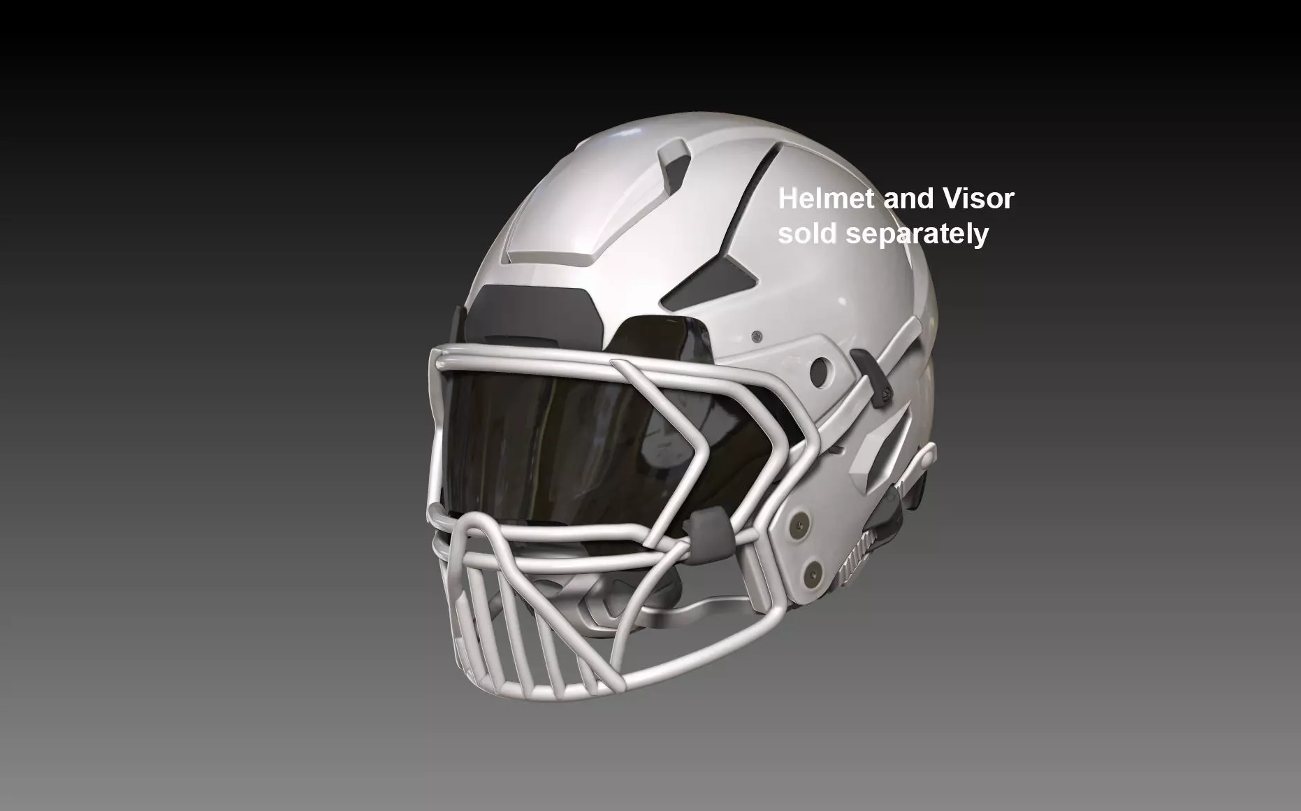 Facemask Pack VIII for NFL Riddell AXIOM Helmet Geosanmo 3D print model_8