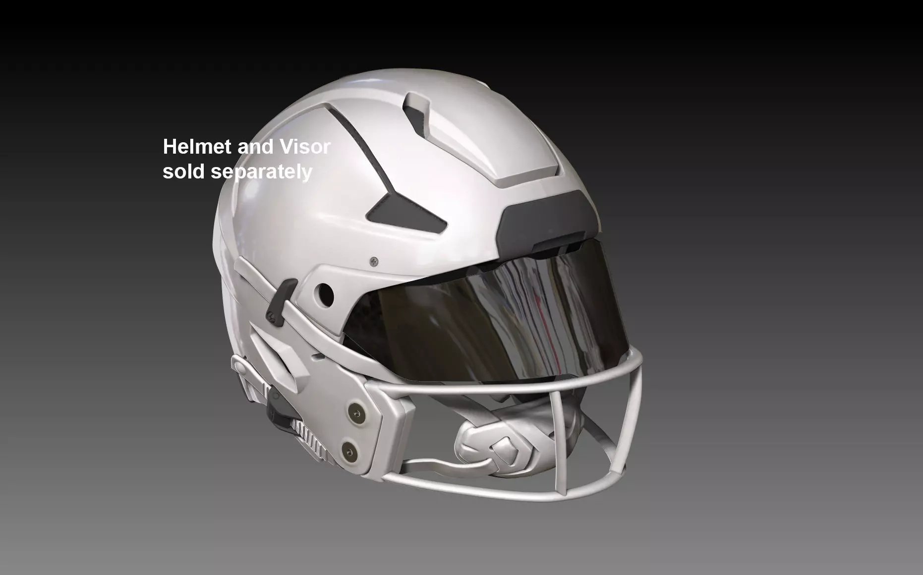 Facemask Pack VIII for NFL Riddell AXIOM Helmet Geosanmo 3D print model_7