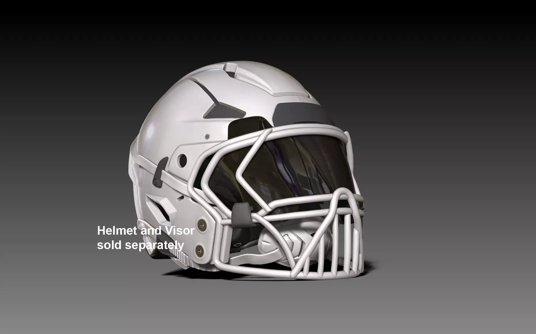 Facemask Pack VIII for NFL Riddell AXIOM Helmet Geosanmo 3D print model_4